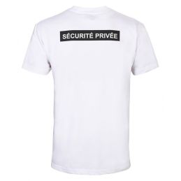 T-shirt Imprimé Sécurité Grande Fenêtre Cityguard Blanc