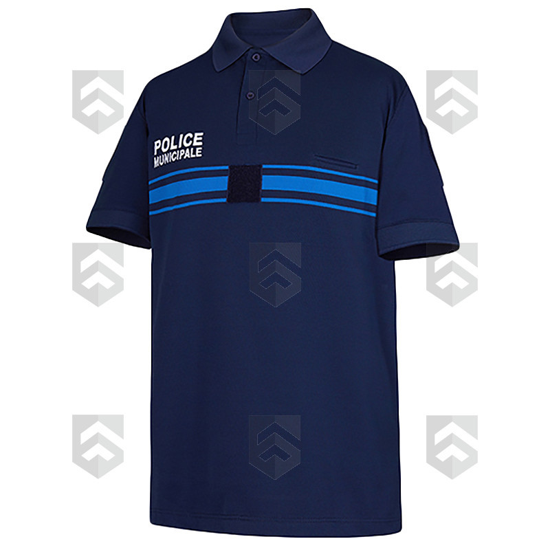 Polo Police Municipale Respirant MC EK Bleu Marine