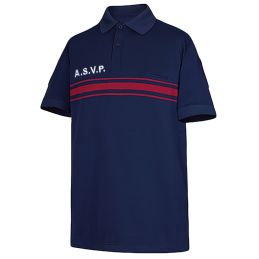 Polo ASVP Respirant MC EK Bleu Marine