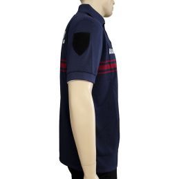 Polo ASVP Respirant MC EK Bleu Marine