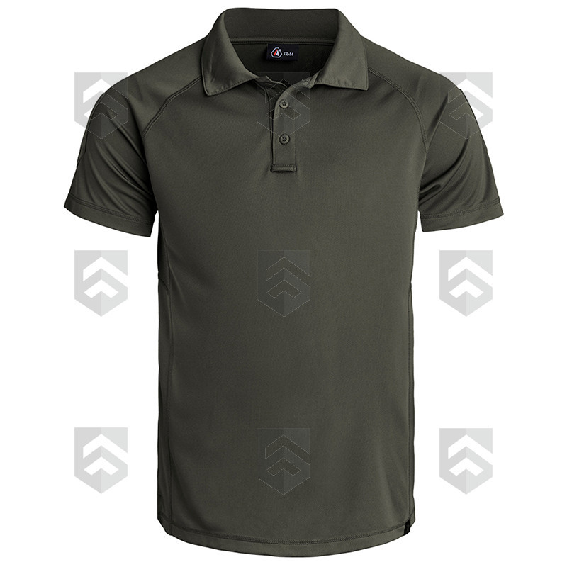 Polo Respirant Tactique Instructor A10 Vert OD