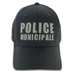 Casquette brodée POLICE MUNICIPALE Reflect