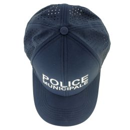 Casquette Brodée POLICE MUNICIPALE micro-perforée spécial Eté