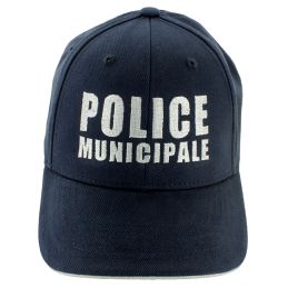 Casquette brodée POLICE MUNICIPALE Sandwich-S