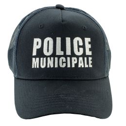 Casquette brodée POLICE MUNICIPALE Mesh Zion spécial Eté