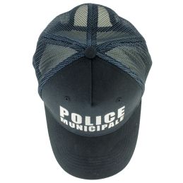 Casquette brodée POLICE MUNICIPALE Mesh Zion spécial Eté