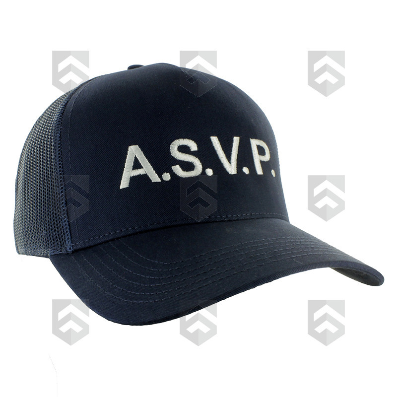 Casquette brodée ASVP Mesh spécial Eté