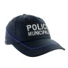 Casquette brodée POLICE MUNICIPALE Baseball Equipol avec liseré gitane