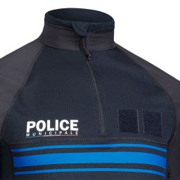 Chemise UBAS Police Municipale Equipol Manches Longues Bleu Marine 