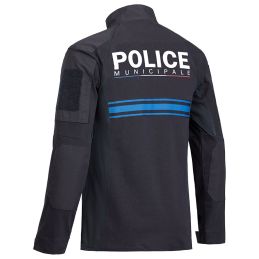 Chemise UBAS Police Municipale Equipol Manches Longues Bleu Marine 