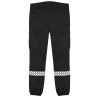 Pantalon Intervention GK Safetek Noir avec Bandes Réfléchissantes