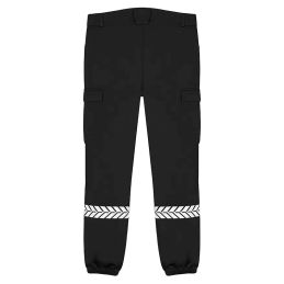 Pantalon Intervention GK Safetek Noir avec Bandes Réfléchissantes