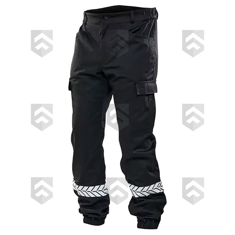 Pantalon Intervention GK Safetek Noir avec Bandes Réfléchissantes