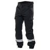 Pantalon Intervention GK Safetek Noir avec Bandes Réfléchissantes