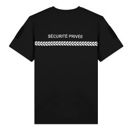 T-shirt Imprimé Sécurité Bande Grise GK Safetek Noir