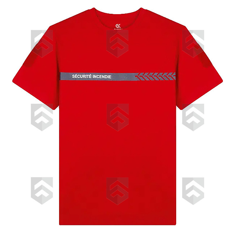 T-shirt Imprimé Sécurité Incendie GK Safetek 