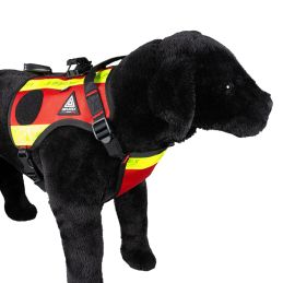 Harnais pour Chien de recherche et de sauvetage DRAKKEN 3 Dimatex Rouge