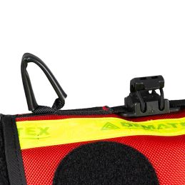 Harnais pour Chien de recherche et de sauvetage DRAKKEN 3 Dimatex Rouge