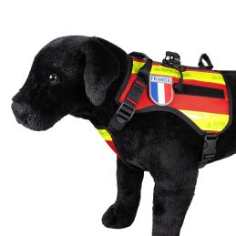 Harnais pour Chien de recherche et de sauvetage DRAKKEN 3 Dimatex Rouge