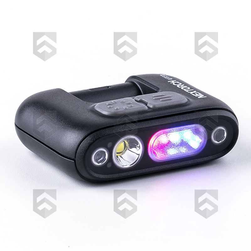 Lampe de Signalisation à clip UT31 Nextorch Bleu/Blanc/Rouge