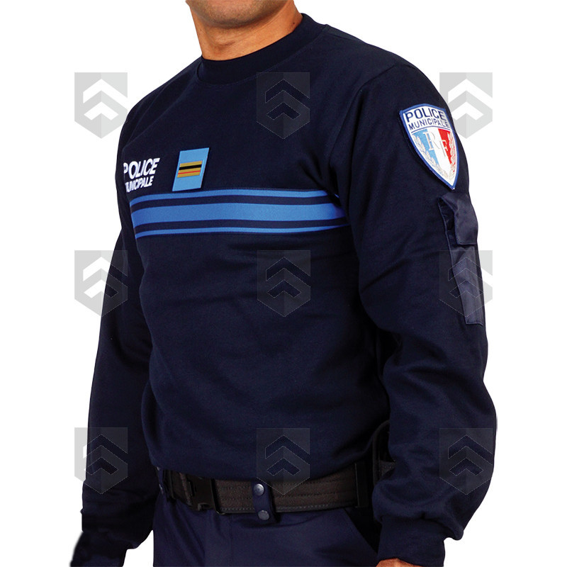 Sweat Police Municipale GK Pro brodé