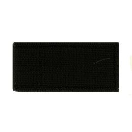 Porte numéro d'identification monté sur velcro noir