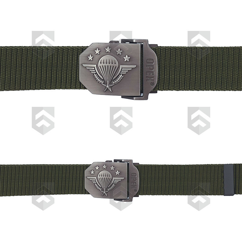 Ceinture Militaire Boucle Gravée Para Opex