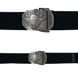 Ceinture Militaire Boucle Gravée Para Opex