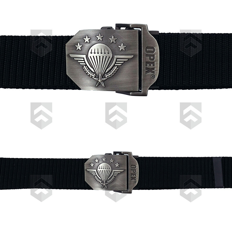 Ceinture Militaire Boucle Gravée Para Opex