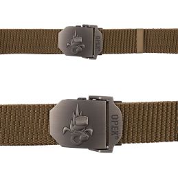 Ceinture Militaire Boucle Gravée Légion Opex