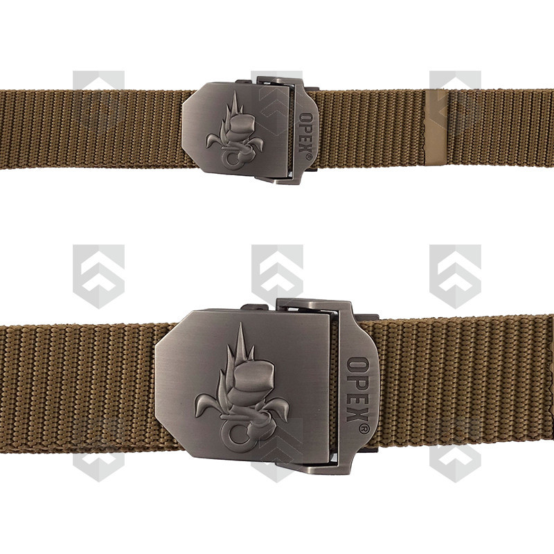 Ceinture Militaire Boucle Gravée Légion Opex