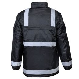 Coupe-vent fourré polaire SECURITE CityGuard avec bandes réfléchissantes