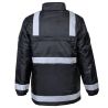 Coupe-vent fourré polaire SECURITE CityGuard avec bandes réfléchissantes