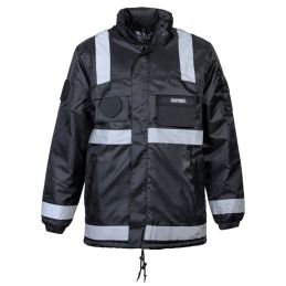 Coupe-vent fourré polaire SECURITE CityGuard avec bandes réfléchissantes