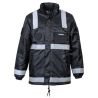 Coupe-vent fourré polaire SECURITE CityGuard avec bandes réfléchissantes