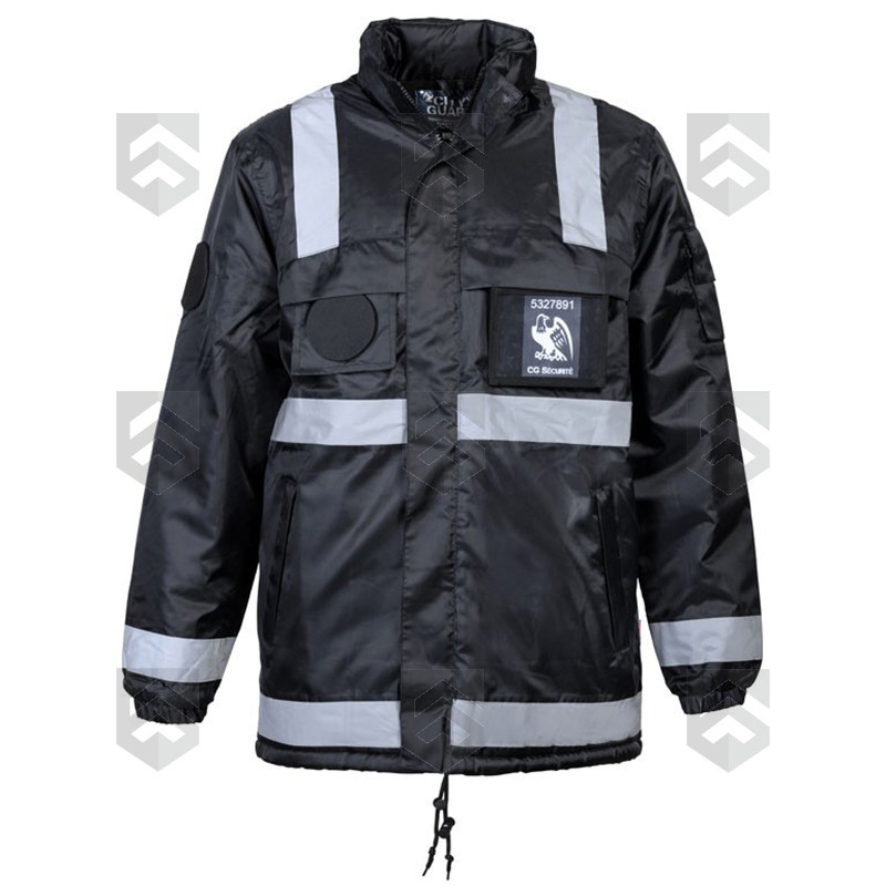 Coupe-vent fourré polaire SECURITE CityGuard avec bandes réfléchissantes