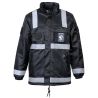 Coupe-vent fourré polaire SECURITE CityGuard avec bandes réfléchissantes
