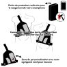 Harnais de poitrine pour radio Arva Noir