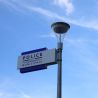 Enseigne Drapeau Police Municipale double face Modern