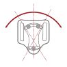 Passant de ceinture Port Haut pour Holster King Cobra