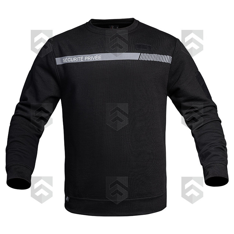 Sweat Sécurité Privée Bande Grise Sécu-One A10