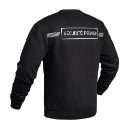 Sweat Sécurité Privée Bande Grise Sécu-One A10