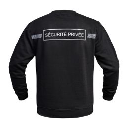 Sweat Sécurité Privée Bande Grise Sécu-One A10