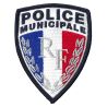 Ecusson Police Municipale RF brodé Equipol Grand Modèle