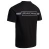 T-shirt Imprimé Sécurité Privée Bande Grise Sécu-One A10 Noir