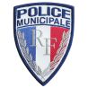 Ecusson Police Municipale RF brodé GAS Grand Modèle