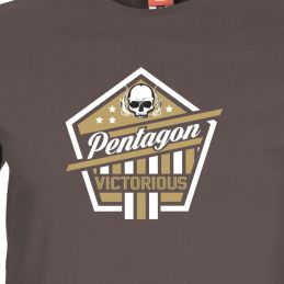 T-shirt MC Pentagon Victorious Marron