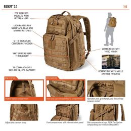 Sac à dos Rush 24 2.0 Tactical 5.11