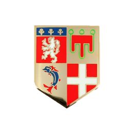 Ecus Emaillés en Métal de Régions Gendarmerie pour Cuirasse Bayard