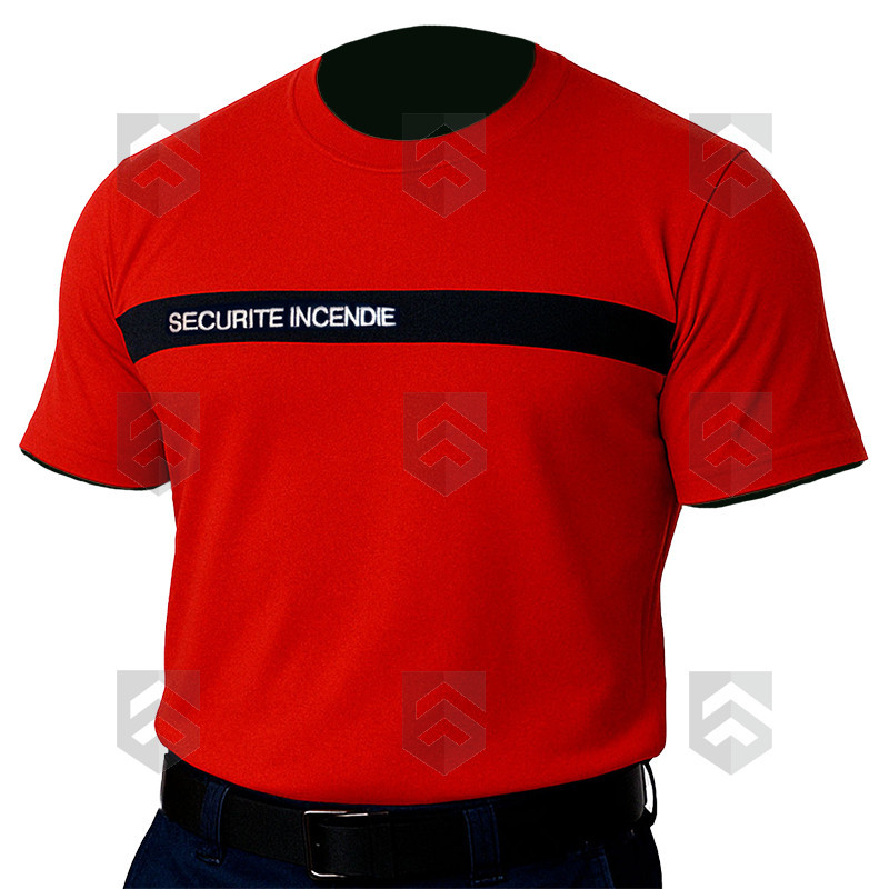 T-shirt Brodé Sécurité Incendie Patrol